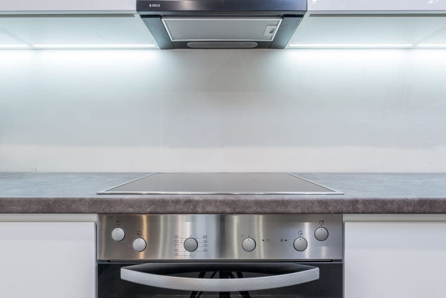 A countertop kitchen appliance on a clean worktop